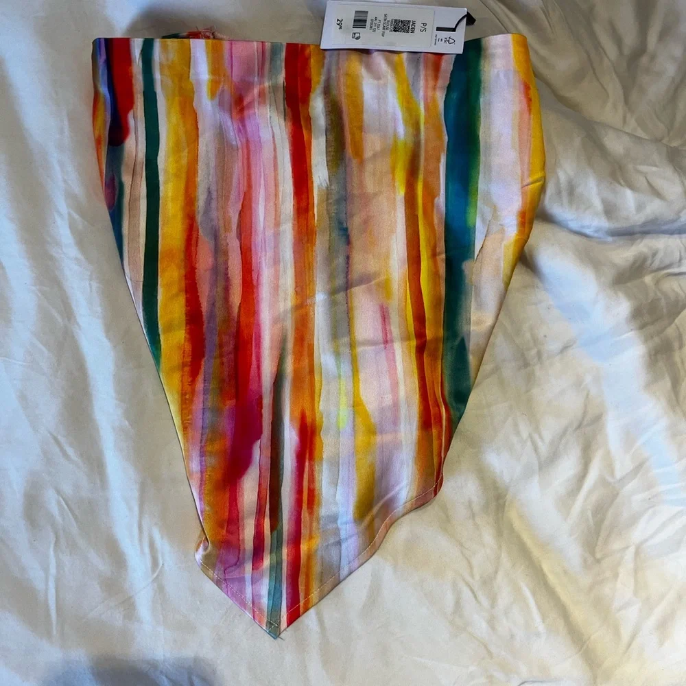 Colorful Striped Tube Top - Picture 2 of 4